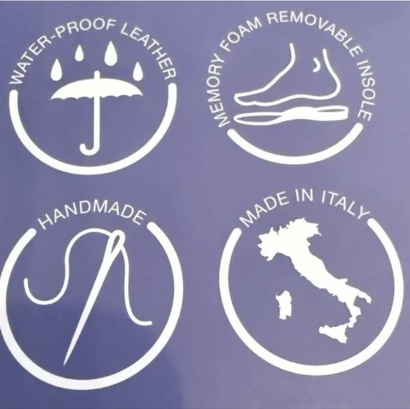 Italeau Foliana Waterproof Handmade Leather Suede Ankle Boots Size 38.5 US 8 - Picture 14 of 16